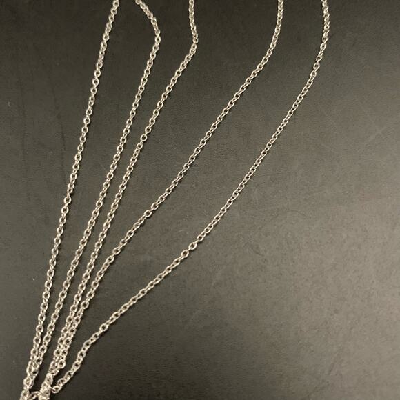 925 Sterling Silver Heart Necklace Great Valentine’s Day Gift - Picture 8 of 11